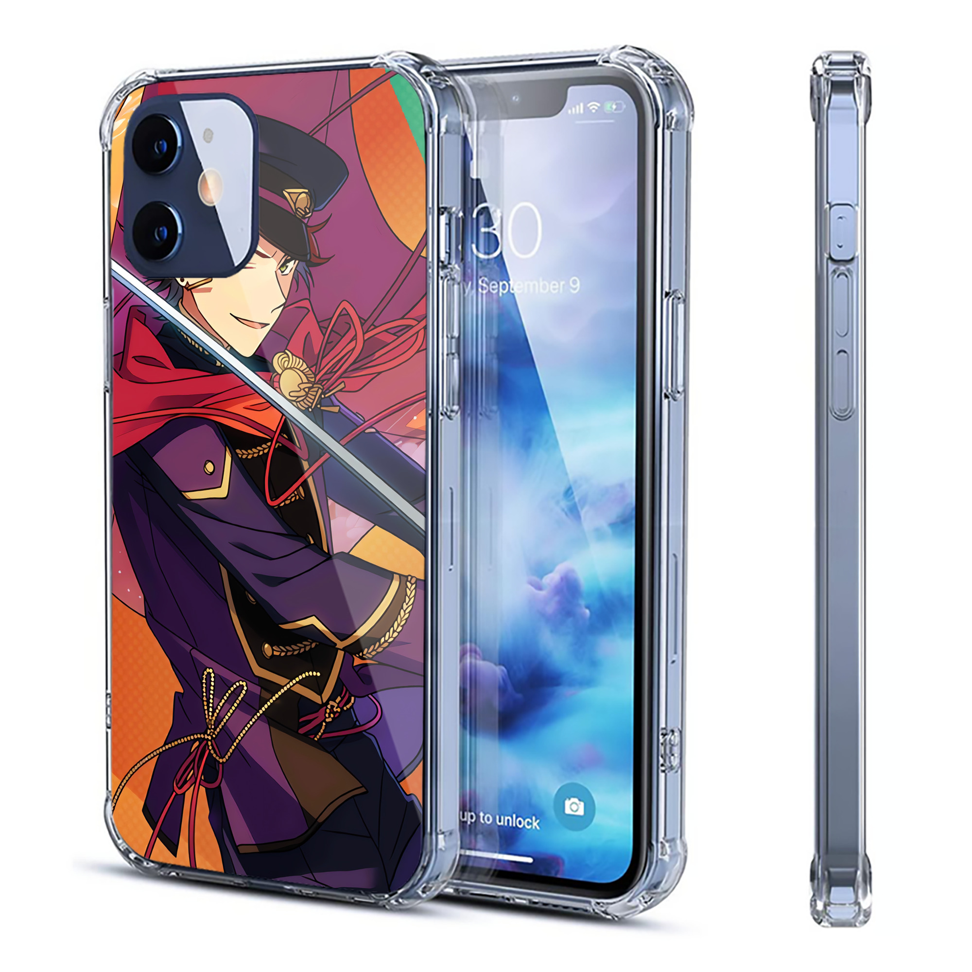 （画像用） あんさんぶるスターズ! Ensemble Stars 【iPhone 12シリーズ対応】透明スマホケース（クリアソフトケース）
